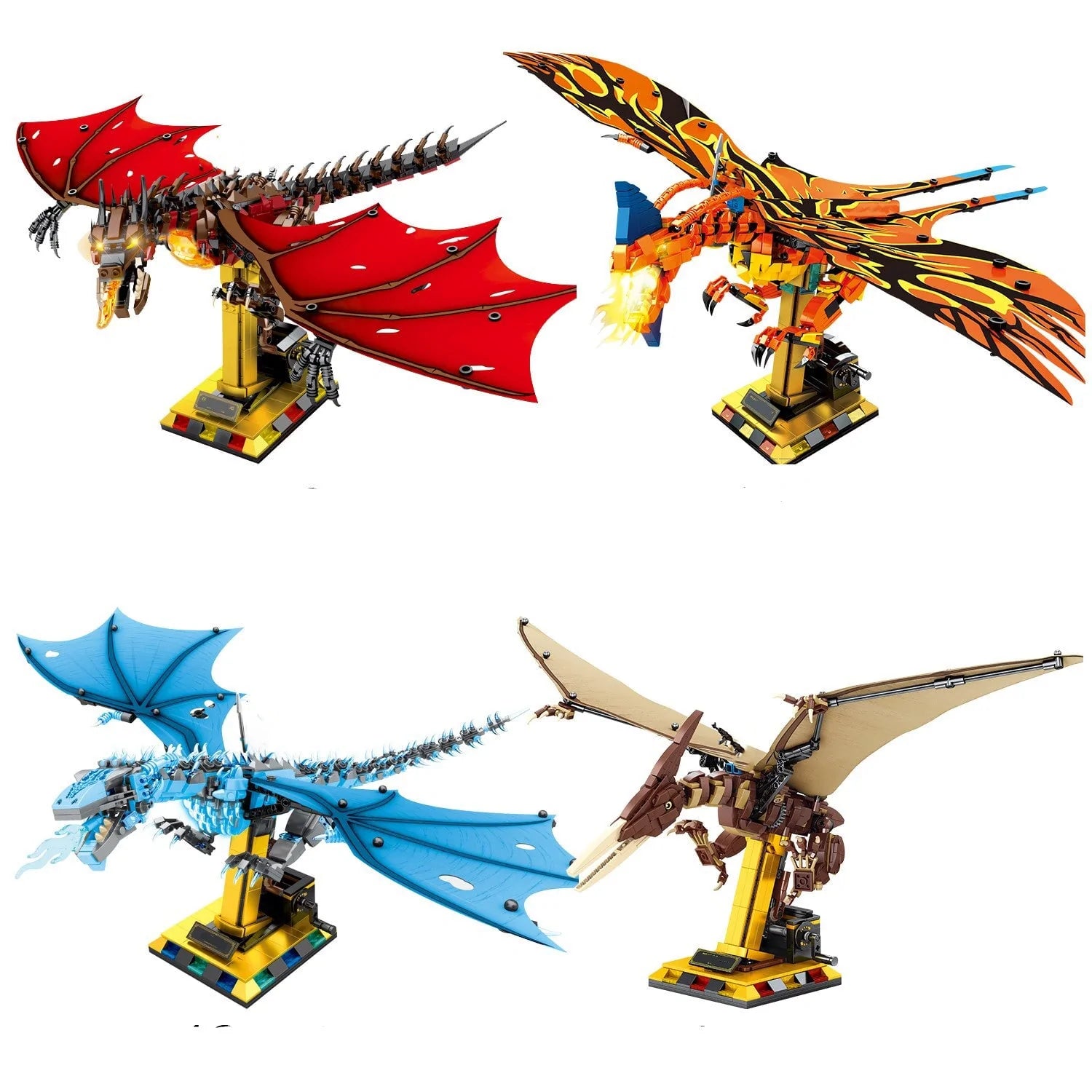 The Final Battle of Destructive Dragons Building Blocks | New