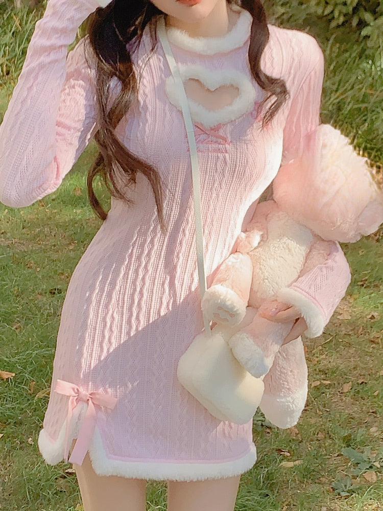 open lace back dress Amazon.com: Mluvpxey Cute Fairy Dress Elegant Pink Kawaii Sweet Dresses  Female Puff Sleeve French Vintage Party Mini Dress : Clothing, Shoes &  Jewelry