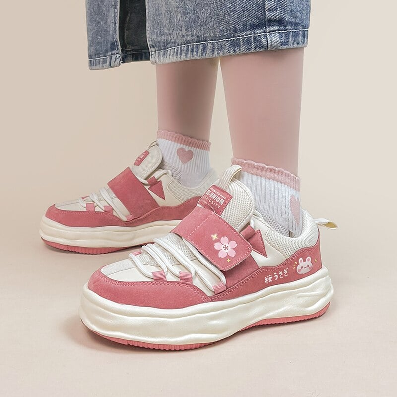Kawaii Space Bunny Kawaii Chunky Shoe Sneakers