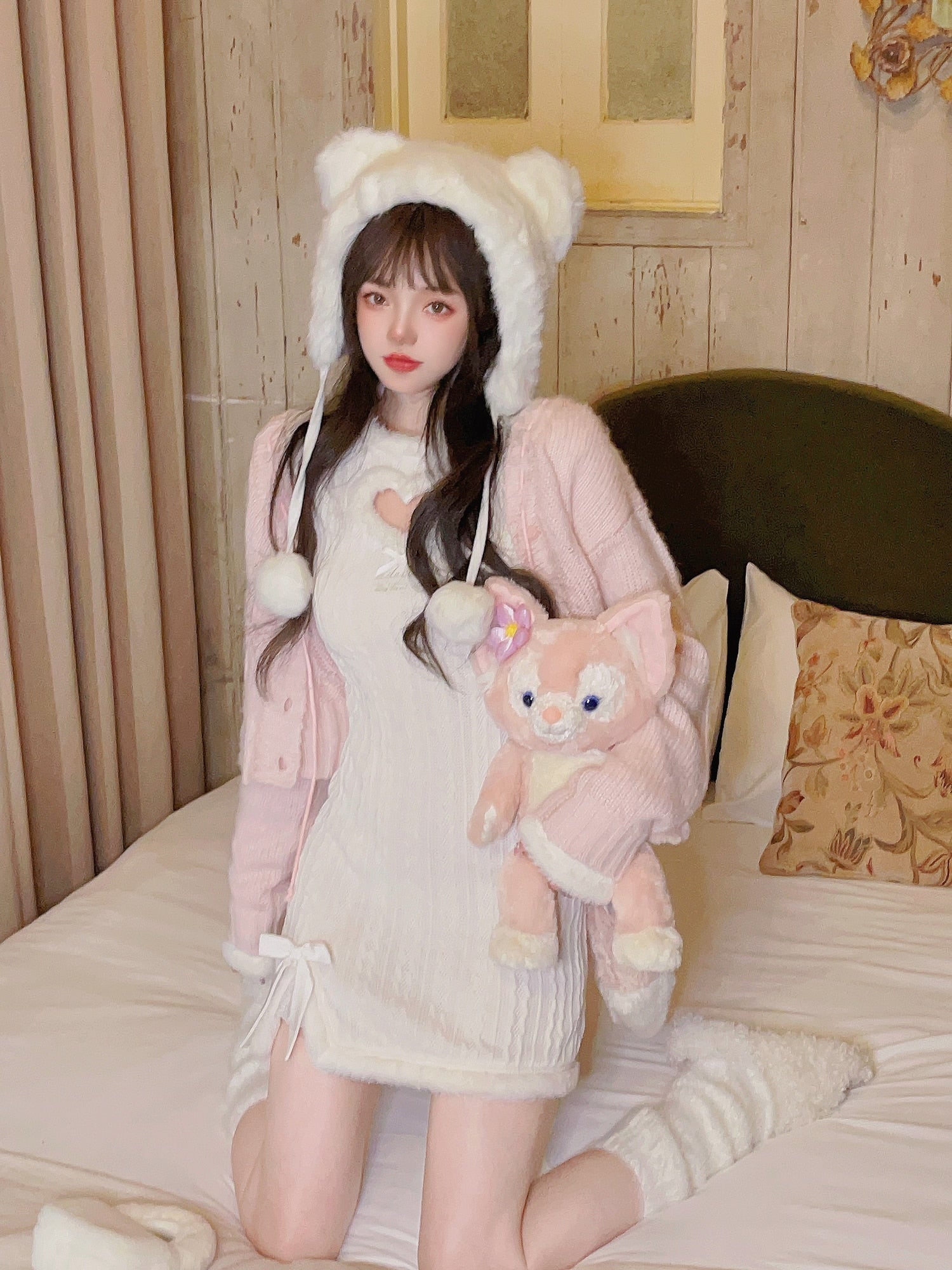 strapless open back dress Hello Kitty Manga Longline Evil Tee Dress main image 0